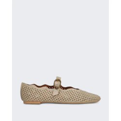 Kurt Geiger Dames wavy mayfair ballet flat
