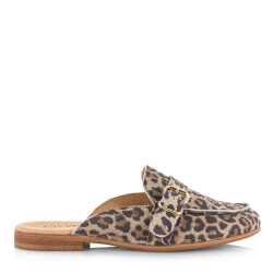 DWRS Label Jasper leopard muiltjes muiltjes dames