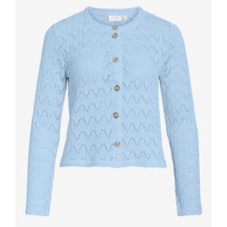 Vila Vicitra o-neck ls cardigantes licht