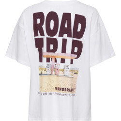 Only Onlmila s/s print box jrs bright white/mila ro