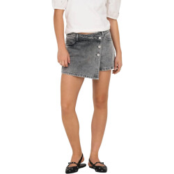 Only Onllesly reg lb dnm skort bj noos light grey denim