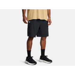 Under Armour ua vibe woven cargo short-blk sportbroek heren -