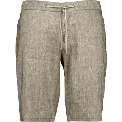 No Excess Short chino with linen taupe