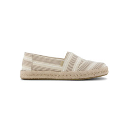Toms 10023038 alpargata natural met/stripe