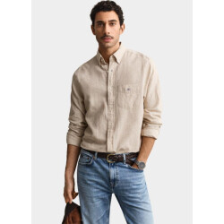Gant Overhemd heren overoverhemd van linnenmix 3250082/200