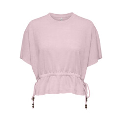 Only Onlpearl ss elastic waist top jrs licht