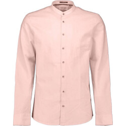 No Excess Shirt with linen granddad soft pink