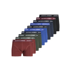 Jack & Jones Heren boxershorts trunks jacsolid effen 10-pack multicolor