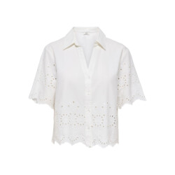 Jacqueline de Yong Jdymarina 24 embroidery shirt wvn off-white