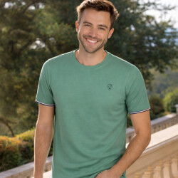 Q1905 T-shirt dronten blad