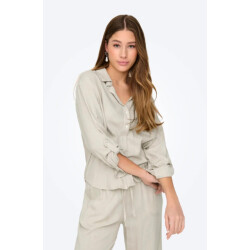 Jacqueline de Yong Jdycaya linen loose l/s shirt wvn d