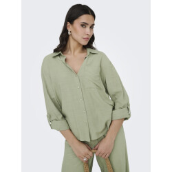Jacqueline de Yong Jdycaya linen loose l/s shirt wvn d