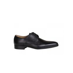 Giorgio 38202 zwart leren veterschoen met rubber zool