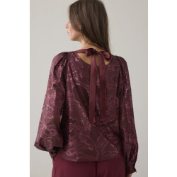 Summum 2s3386-12340 top shiny jacquard