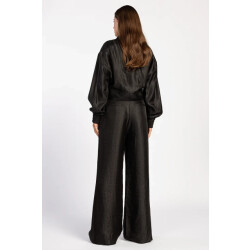 Aaiko Rocia twill shine trousers
