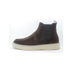 Giorgio 29116 donkerbruin suède boots met rubber zool