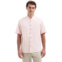 No Excess Shirt short sleeve granddad with li soft pink
