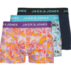 Jack & Jones heren boxershort damian 3-pack marineblauw/multicolour/paars maat s