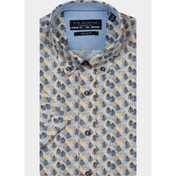 R.B. Boston Overhemd korte mouw heren marshall ss button down 616670/227
