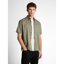 Tom Tailor Relaxed cotton linen shirt