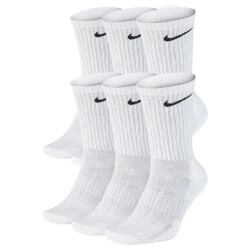 Nike Dames/heren sportsokken everyday cushion crew 6-pack