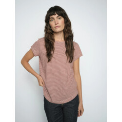 Mos Mosh 178965 272 mosmosh mmcampa o-ss stripe tee cowhide