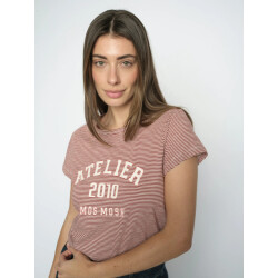 Mos Mosh 178960 272 mmcamp o-ss stripe tee cowhide