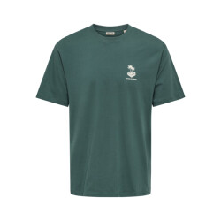 Only & Sons Onsvibes life rlx ss tee cs esmerald