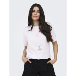 Only Onlemmina t-shirt met borduursels