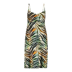 Geisha Dress spaghetti jersey aop dessin