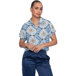 Geisha Blouse blue