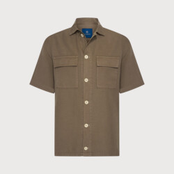 Blue Industry overshirt 6150.61 brown