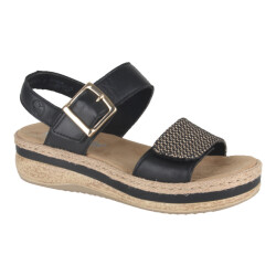 Rieker V0951-00 dames sandalen sportief