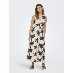 Only Palima mouwloze maxi-jurk met ceintuur
