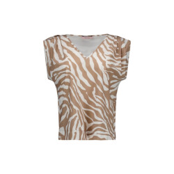 Studio Anneloes Leone zebra vneck top dessin
