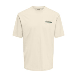 Only & Sons Onskiki life rlx ss tee ecru