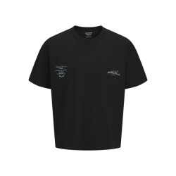 Jack & Jones Jorsanremo typo tee ss crew neck ln -