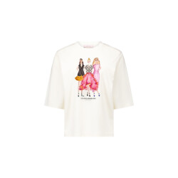 Studio Anneloes Fiore anniversary round neck t-shirt off-white