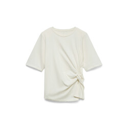 Vero Moda vmricky ss knot tee jrs exp sb3 10352333 snow white