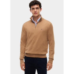 Tommy Hilfiger Half zip pima org ctn cashmere zip moc mw0mw28049/a1l