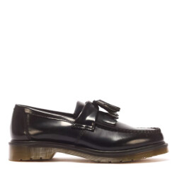 Dr. Martens Dr. martens adrian polished smooth black loafers unisex