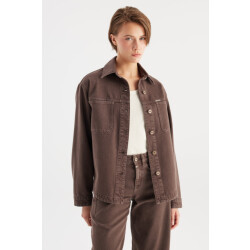 C.O.J. Denim Spijkerjasje tamara mocha