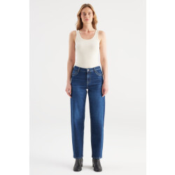 C.O.J. Denim Broek beth dark blue