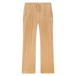 Juicy Couture Tina velour track pant with diamante branding