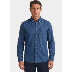 Tommy Hilfiger Overhemd heren indigo dobby rf shirt mw0mw44581/1a4