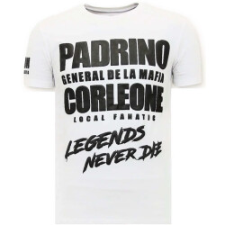 Local Fanatic T-shirt met print padrino corleone