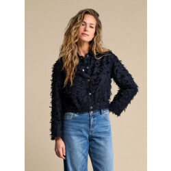 Red Button Bomber fringes