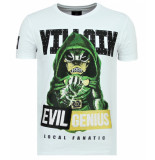 Local Fanatic Villain duck strakke t-shirt