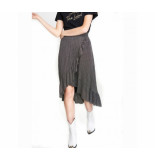 Alix 197288390 ladies knitted lurex mesh long skirt