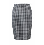 Dayz Pearl check skirt with leather tape
